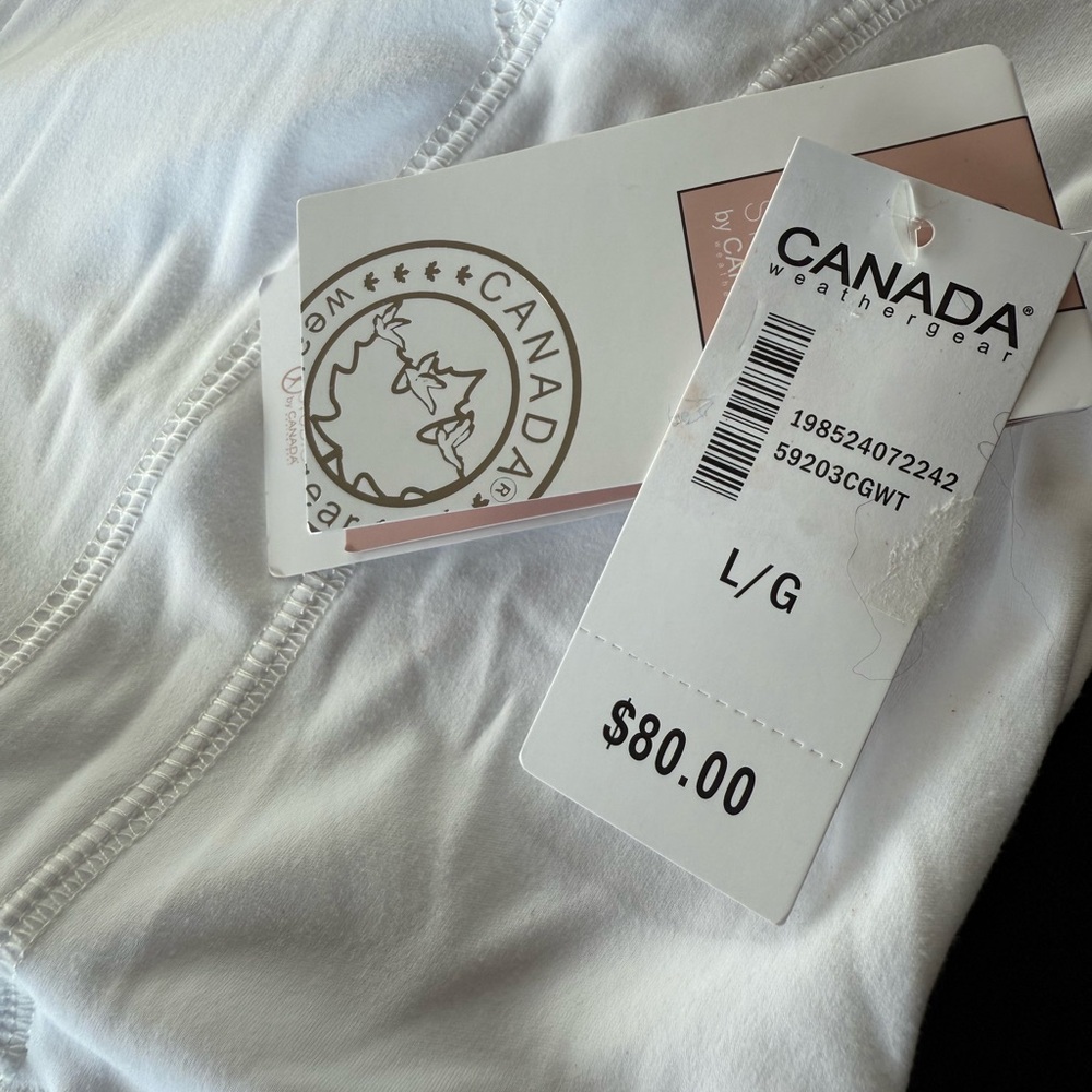 Canada Weather Gear Fitted Yoga Lightweight Jacket moisture Wicking Sz L NWT - Picture 5 of 10